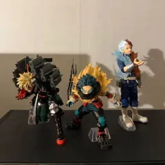 僕のヒーローアカデミア 繋がるセカイ 緑谷出久 爆豪勝己 轟 フィギュア セット まとめ