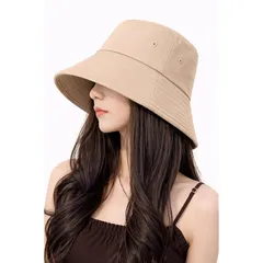 [$ole only] ソールオンリー バケットハット 大きめ 大きい M L XL 小顔効果 紫外線カット UPF50+ UVカット アウトドア サファリハット バケハ 春 夏 秋 シンプル つば広 おしゃれ メンズ レディース 男女 韓国 あご紐 綺麗 0