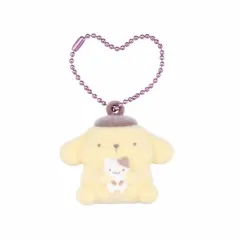 新作) サンリオキャラクターズふわふわフロッキーマスコット ハローキティ ポムポムプリン ガチャ