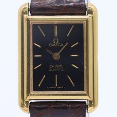 希少/稼働品】 ロエベ レクタンギュラー ブラック文字盤 クォーツ