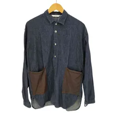 レアセル rehacer Bloom Leather Pocket Shirt-Jacket ブルーム レザー ポケット シャツ ジャケット メンズ JPN：S のサムネイル