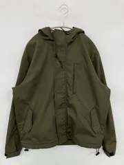 CLOSSHI PREMIUM ブルゾン M カーキ コットン 裏起毛 無地 ショート丈 フードあり ジップアップ