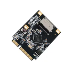 新品 xiwai Mini PCI-E PCI Express to Slimline SFF-8612 SFF-8611 SATA 3.0 4ポートアダプター 拡張コンバーター 6Gbps ディスク拡張カード SSD用のサムネイル