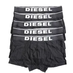 ◆ DIESEL ◆ディーゼル◆ロゴボクサーパンツ ５枚 パックセット◆ブラック 黒◆Mサイズ◆アンダーウエア 下着 メンズ【新品・未使用・正規品】