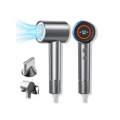 ドライヤー 大風量 速乾 【2026改良モデル】 3億個高濃度マイナスイオン 温冷風自動切替モード 美髪 ヘアケア ２段階風量ｘ４段階風温 ヘアドライヤー ブラシレスDCモーター採用 メモリ機能 温度過昇防止装置搭載 低騒音 軽量 コンパクト 33f34a39