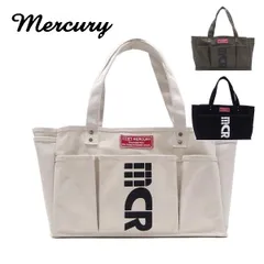 ハードキャンバストート 5ポケット トート マーキュリー mercury ナチュラル カーキ ユニセックス 男性 女性 レディース メンズ 手提げバッグ かばん バッグ トートバッグ エコバッグ おしゃれ 通学 通勤【ポイント10倍】 【送料無料】