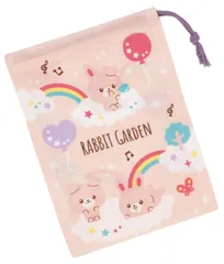 スケーター(Skater) 子供用 お弁当 コップ袋 日本製 キッズ ラビットガーデン KB63-A [コップ袋]