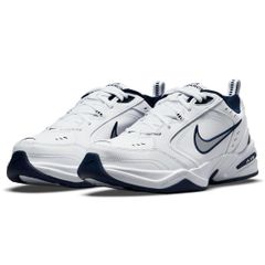 [耐吉] AIR MONARCH IV 白色/金屬銀/午夜藍 416355-102 26.5公分 [26.5 公分]