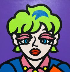 美品☆田名綱敬一☆COLORFUL☆個展☆ダブルツイッギー☆ポスター☆限定