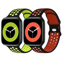 【新品】 2本セット コンパチブル Apple Watch バンド 49mm 45mm 44mm 42mm 41mm 40mm 38mm 柔らかい多空気穴軽量通気性シリコンスポーツベルト アップルウォッチシリーズ 8 7 6 5 4 3 Ultra SEに 0