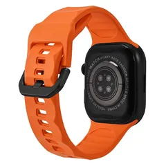 【新品】 [MABEKS] コンパチブル アップルウォッチ バンド シリコン スポーツ iWatch バンド 49mm 45mm 44mm 42mm, FKMラバー 交換ストラップ iWatch Ultra2 Ultra SE2 SE シリーズ9 8 7  1