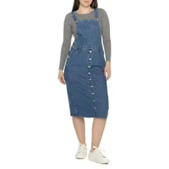 リーバイス レディース トップス ワンピース ノースリーブ Levis Tico Jumper Sleeveless Med Washのサムネイル