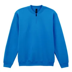 【送料無料】 ギルダン レディース ニット・セーター アウター Gildan Unisex Adult Softstyle Midweight Quarter Zip Sweatshirt Royal Blue