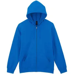 【送料無料】 ギルダン レディース ニット・セーター アウター Gildan Unisex Adult Softstyle Midweight Full Zip Hoodie Royal Blue