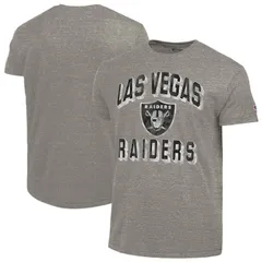 【送料無料】 チャンピオン レディース Tシャツ トップス Mens Champion Charcoal Las Vegas Raiders Ultimate TriBlend TShirt Lvr Charco