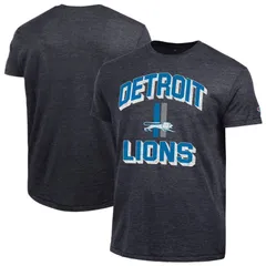 【送料無料】 チャンピオン レディース Tシャツ トップス Mens Champion Charcoal Detroit Lions Ultimate TriBlend TShirt Lns Charco