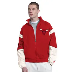 スターター レディース アウター ジャケット・ブルゾン パーカー Menstartered Chicago Bulls The Gust FullZip Hoodie Bul Red レッドのサムネイル