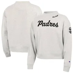 【送料無料】 チャンピオン レディース Tシャツ トップス Womens Champion Stone San Diego Padres Triumph TriBlend Sweatshirt Pad Multi