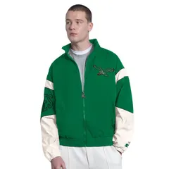 スターター レディース アウター ジャケット・ブルゾン パーカー Menstarter Kelly Green Philadelphia Eagles The Gust FullZip Hoodieaのサムネイル