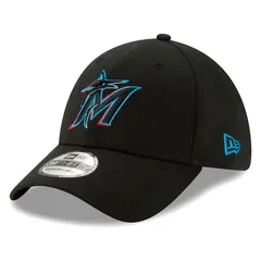 ニューエラ レディース アクセサリー 帽子 Mens New Era Black Miami Marlins 2019 Team Classic 39THIRTY Flex Hat Mrl Black ブラック