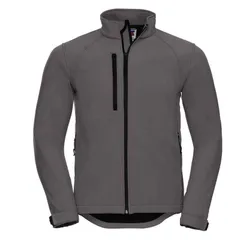 ラッセルアスレチック レディース アウター ジャケット・ブルゾン Russell Athletic Russell Mens Plain Soft Shell Jacketitaniumのサムネイル