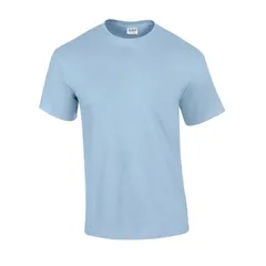 【送料無料】 ギルダン レディース Tシャツ トップス Gildan Mens Ultra Cotton TShirt Light Blue
