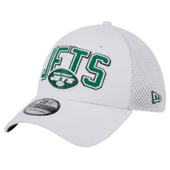 ニューエラ レディース アクセサリー 帽子 Mens New Era White New York Jets Breakers 39THIRTY Flex Hat Jet White ホワイト