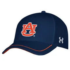 アンダーアーマー レディース アクセサリー 帽子 Mens Under Armour Navy Auburn Tigers IsoChill Blitzing Accent Flex Hat Aub Navy ネイビー