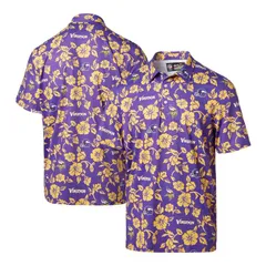 レインスプーナー レディース トップス Tシャツ ポロシャツ Mens Reyn Spooner Purple Minnesota Vikings Pua Performance Polo Mvk Pのサムネイル