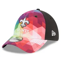 ニューエラ レディース アクセサリー 帽子 Mens New Era Pink New Orleansaints 2023 NFL Crucial Catch 39THIRTY Flex Hat Snt Pink ピンク