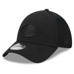 【送料無料】 ニューエラ レディース 帽子 アクセサリー Mens New Era Black New York Jets Main Neo 39THIRTY Flex Hat Jet Black