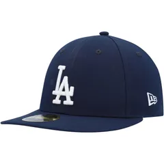 ニューエラ レディース アクセサリー 帽子 Mens New Era Navy Los Angeles Dodgers Oceanside Low Profile 59FIFTY Fitted Hat Lad Navy ネイビー