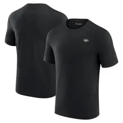 アンブランデッド レディース トップス Tシャツ Unbranded Mens Fanaticsignature Black New York Jets Modal Short Sleeve TShi