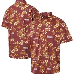 レインスプーナー レディース トップス Tシャツ Mens Reyn Spooner Burgundy Washington Commanders Kekai ButtonUp Shirt Wft Mのサムネイル