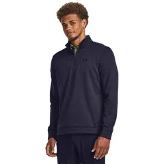 アンダーアーマー メンズ アウター ニット・セーター ハーフジップ トール フリース Big Tall Under Armour Storm Quarter Zip Fleece Midnight Nのサムネイル