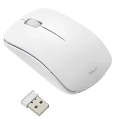新着商品 Digio2 無線 3ボタン BlueLED マウス 軽量 50g 子ども 用 ホワイト Z8997