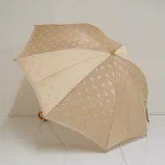 傘 BURBERRY バーバリー USED品　ホースマーク ロゴ UV　木製手元 グラス骨 50cm S2900