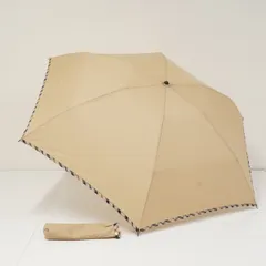 折りたたみ傘 DAKS ダックス USED美品 チェック シンプル グラス骨 55cm FA9478のサムネイル