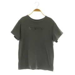 アンタイトル UNTITLED コットンジャージ ロゴT 半袖 クルーネック プリント 4 グレー /MY ■OS