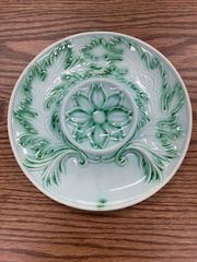 名窯 瀬戸本業窯 黄瀬戸 蕪文石皿 約19cm (38字) - メルカリ