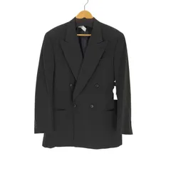 ジャンフランコフェレ GIANFRANCO FERRE MADE IN ITALY シルク混 総裏 ピークドラペル ダブルブレストテーラードジャケット メンズ 表記無 のサムネイル