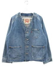 リーバイス Levi's UNION ENGINEER カーディガン デニム S ミディアムインディゴ HIGHLIGHTS ジャケット 上着 アウターのサムネイル