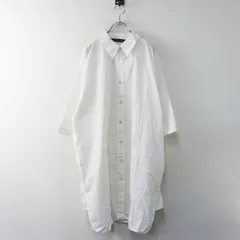 ミズイロインド mizuiro ind コットンチュニックシャツ＼ホワイト ブラウス ワイド ワンピース ドレス【2400014915198】 ミズイロインド mizuiro ind コットンチュニックシャツ＼ホワイト