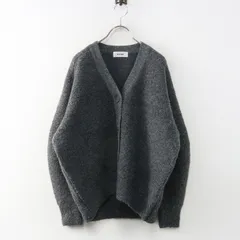 マチャット MACHATT ブークレニット  カーディガン ｜グレー トップス 羽織り Ｖネック 長袖【2400014911084】のサムネイル