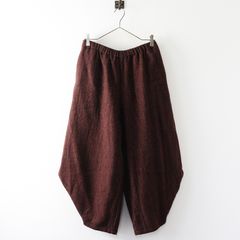 ハウスオブロータス バルーンパンツ チャイナ ジャガード ボトム 洗える 赤 ハウスオブロータス バルーンパンツ チャイナ ジャガード ボトム