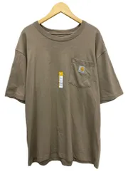 Carhartt (カーハート) S/S POCKET T-SHIRT ポケットTシャツ  K87 L デザートカーキ メンズ/028