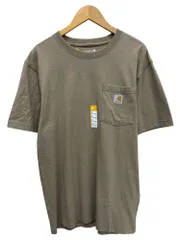 Carhartt (カーハート) Loose Fit Heavyweight S/S POCKET T-SHIRT ルーズ フィット ヘビーウェイト ポケットTシャツ K87-M S デザートカーキ メンズ/028