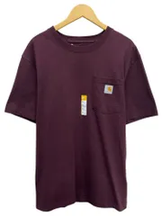 Carhartt (カーハート) Loose Fit Heavyweight S/S POCKET T-SHIRT ルーズ フィット ヘビーウェイト ポケットTシャツ K87-M S エンジ メンズ/028