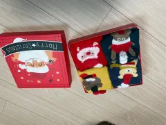 クリスマス キャラクター靴下 プレゼントセット 4種