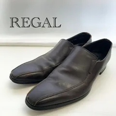 REGAL リーガル ワースコレクション スリッポン ローファー ビジネスシューズ 26 1/2 ｄ ダークブラウン  メンズ 靴_21868